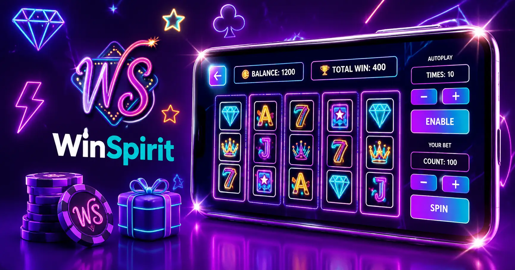 WinSpirit payment methods